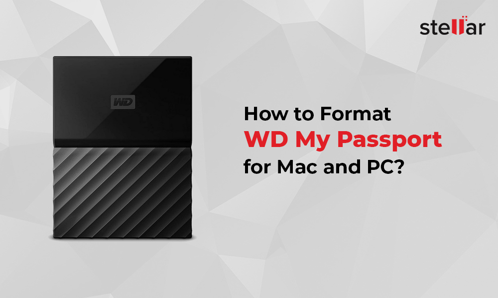 format a wd my passport ultra for mac to use on windows